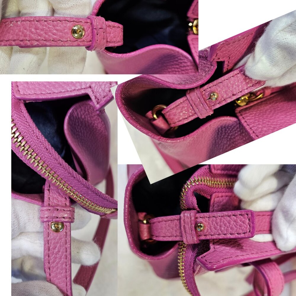 Authentic Salvatore Ferragamo Gancini Amy 21 Leather Tote - Picture 7 of 17